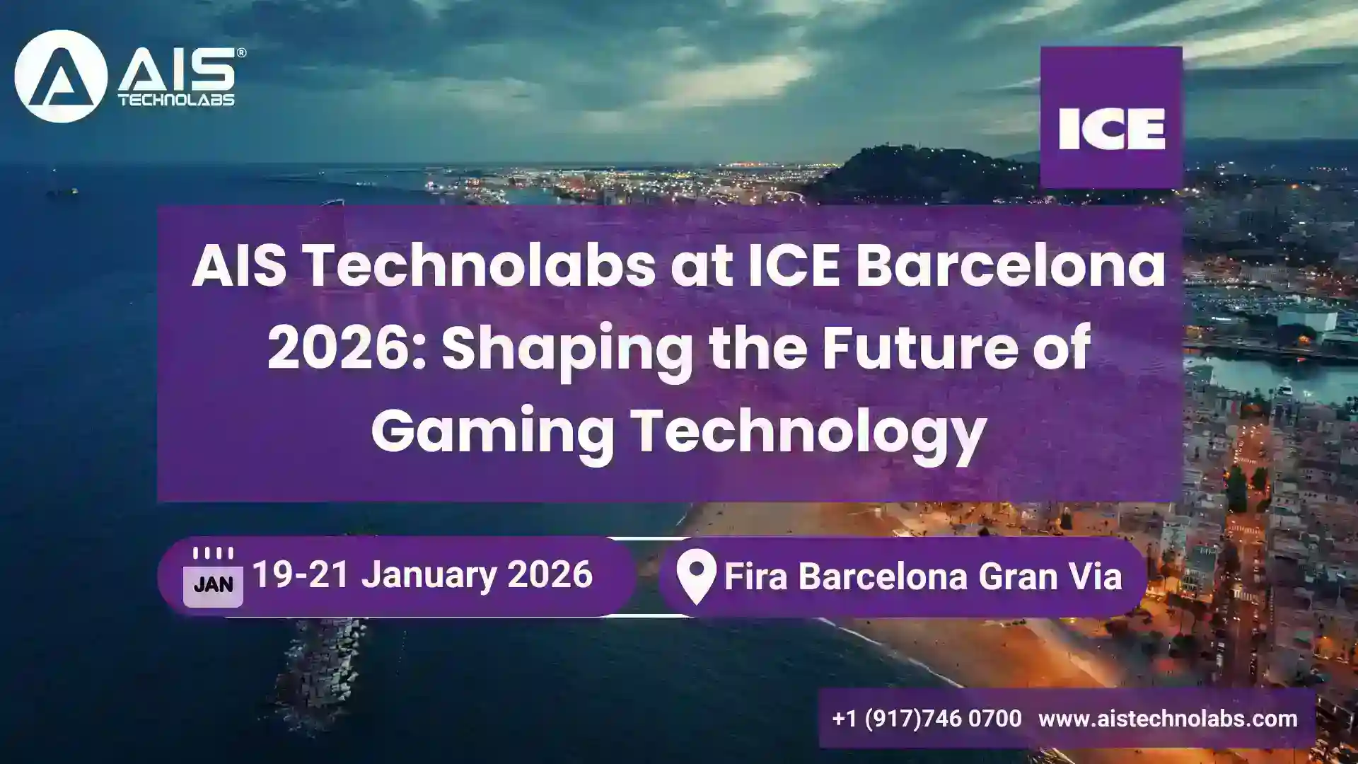 AIS Technolabs at ICE Barcelona 2026: Shaping the Future of Gaming Technology ais technolabs at ice barcelona 2026