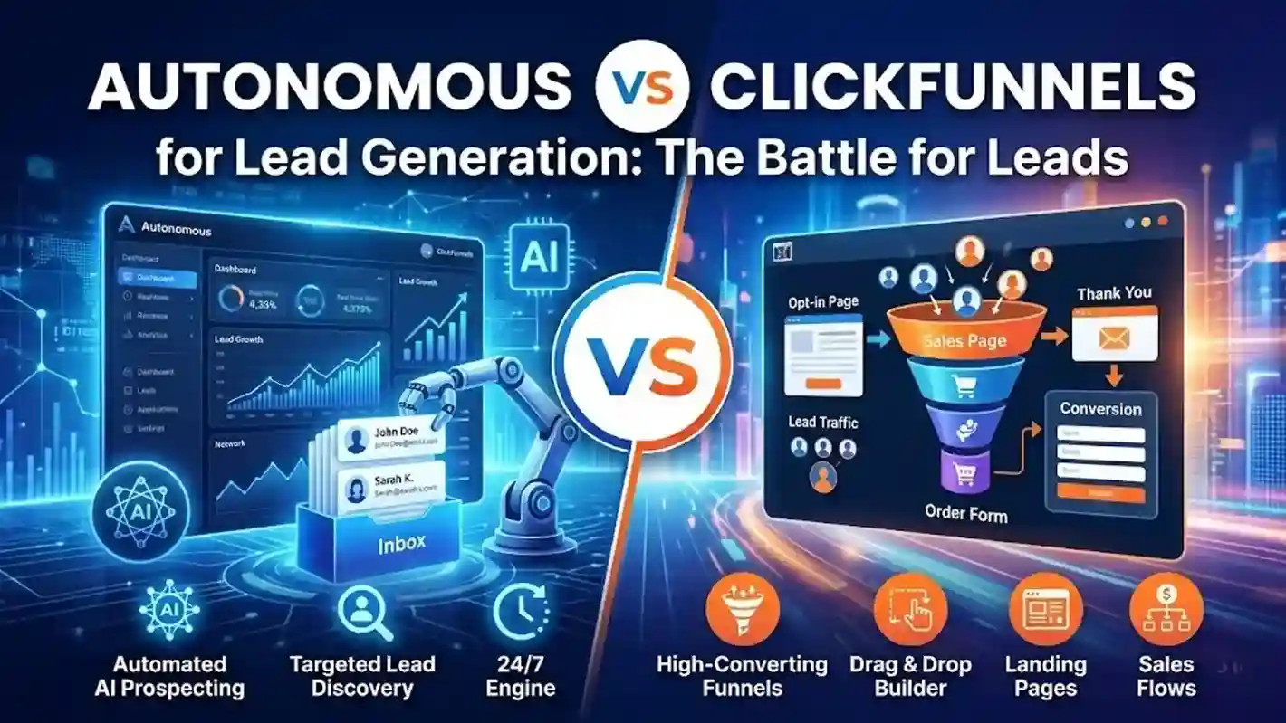 Autonomous vs ClickFunnels for Lead Generation Autonomous vs ClickFunnels for Lead Generation