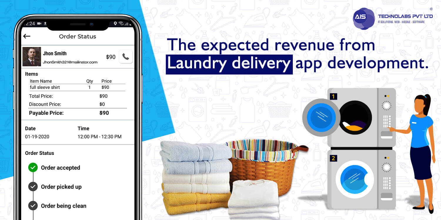 what is the expected revenue from the laundry delivery app development what is the expected revenue from the laundry delivery app development