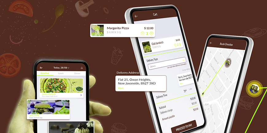 The samples of Food delivery app clone The samples of Food delivery app clone