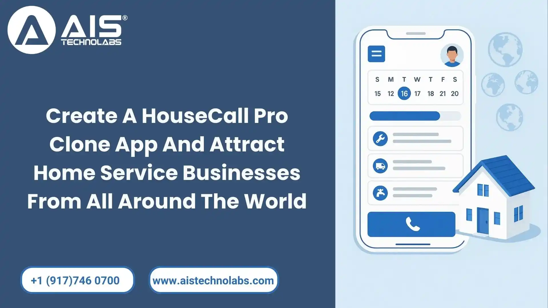 Create A HouseCall Pro Clone App And Attract Home Service Businesses From All Around The Worldhhh HouseCall Pro Clone App