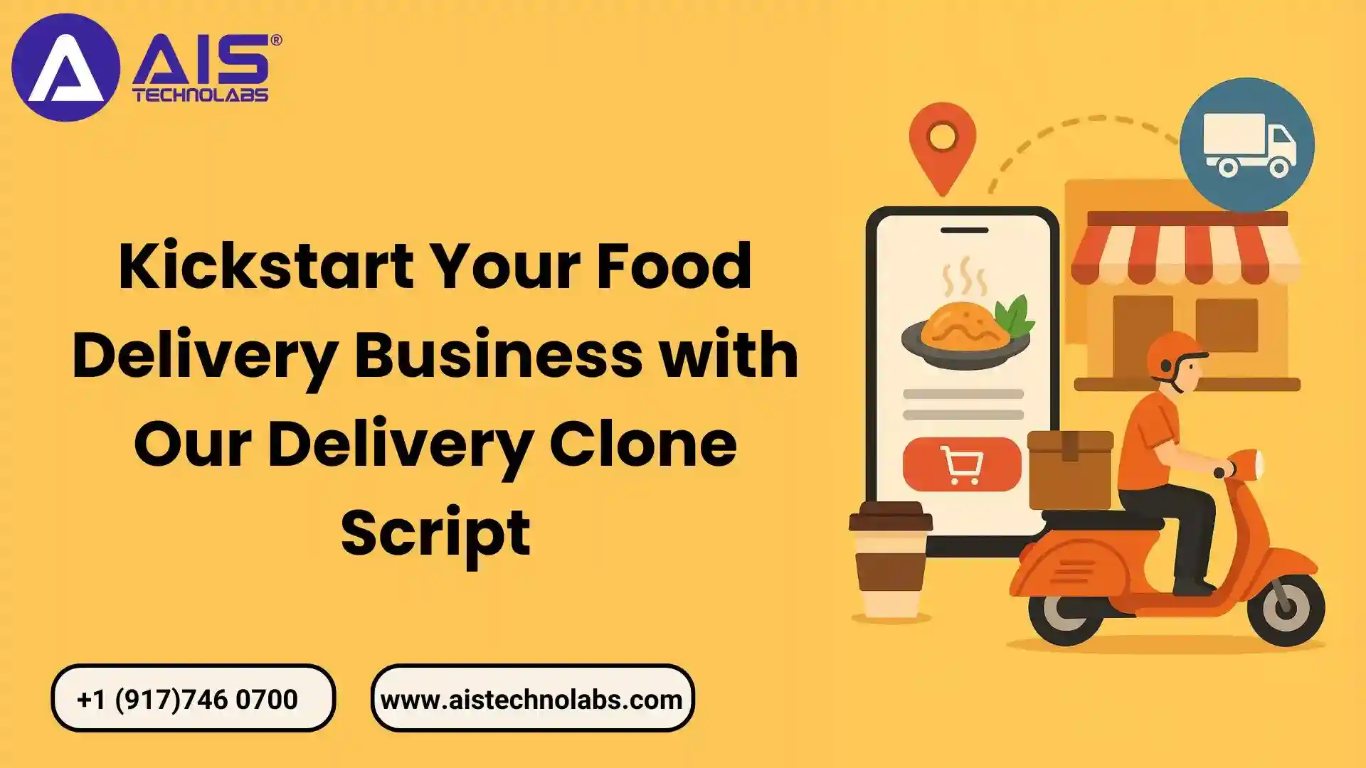 Kickstart Your Food Delivery Business with Our Delivery Clone Script food delivery business with our delivery clone script