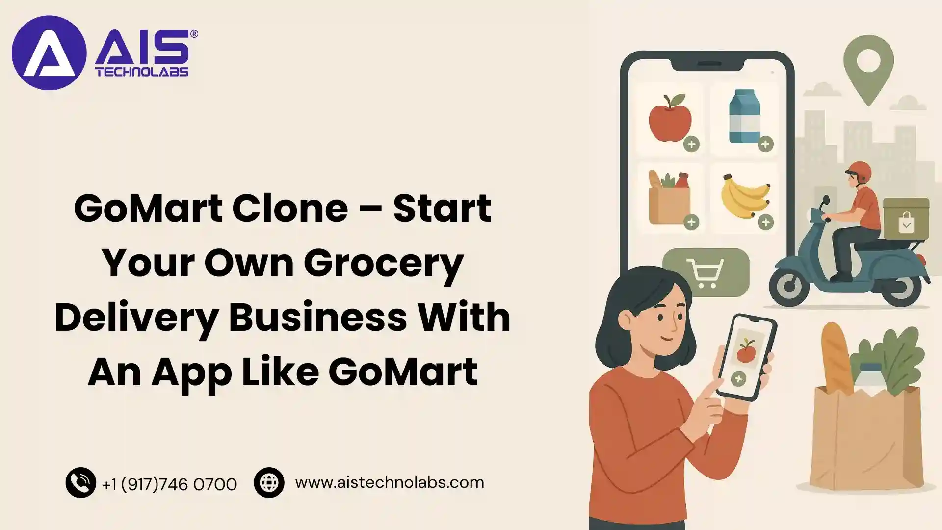 start your own grocery delivery business with an app like gomart