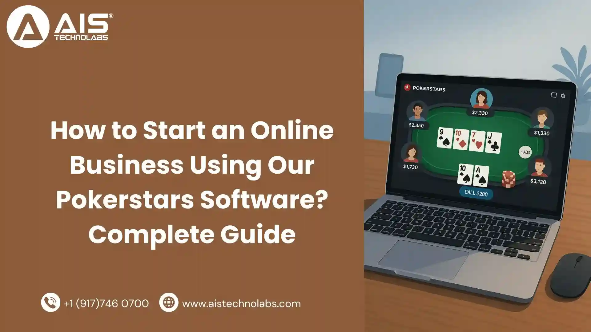 how to start an online business using our pokerstars software