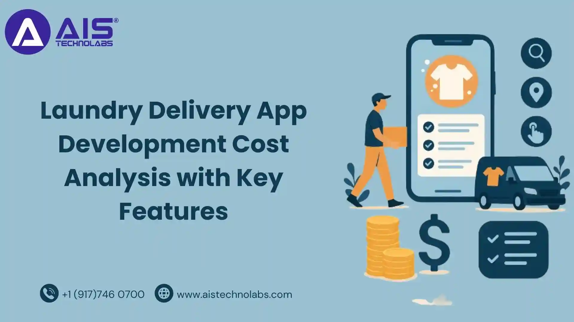 laundry delivery app development cost analysis with key features