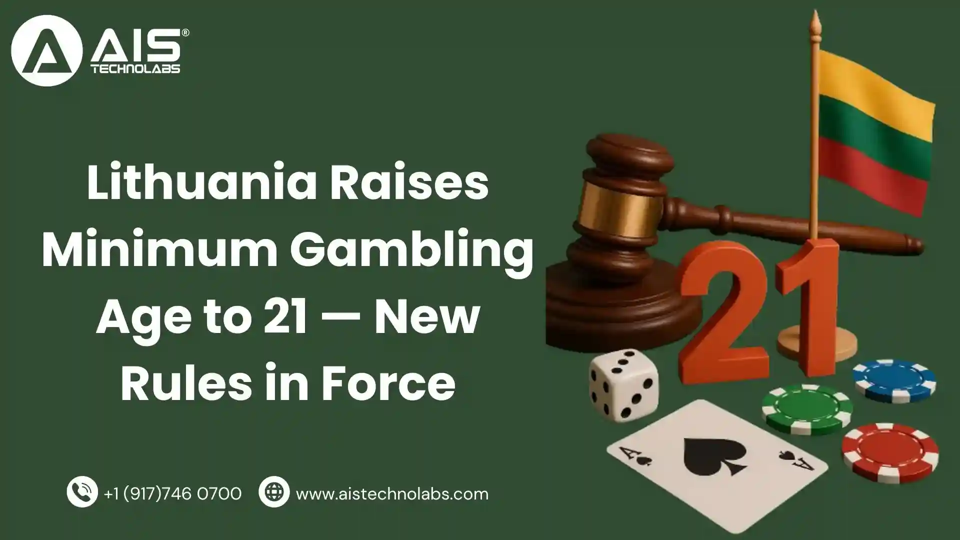 Lithuania Raises Minimum Gambling Age to 21 — New Rules in Force lithuania raises minimum gambling age to 21