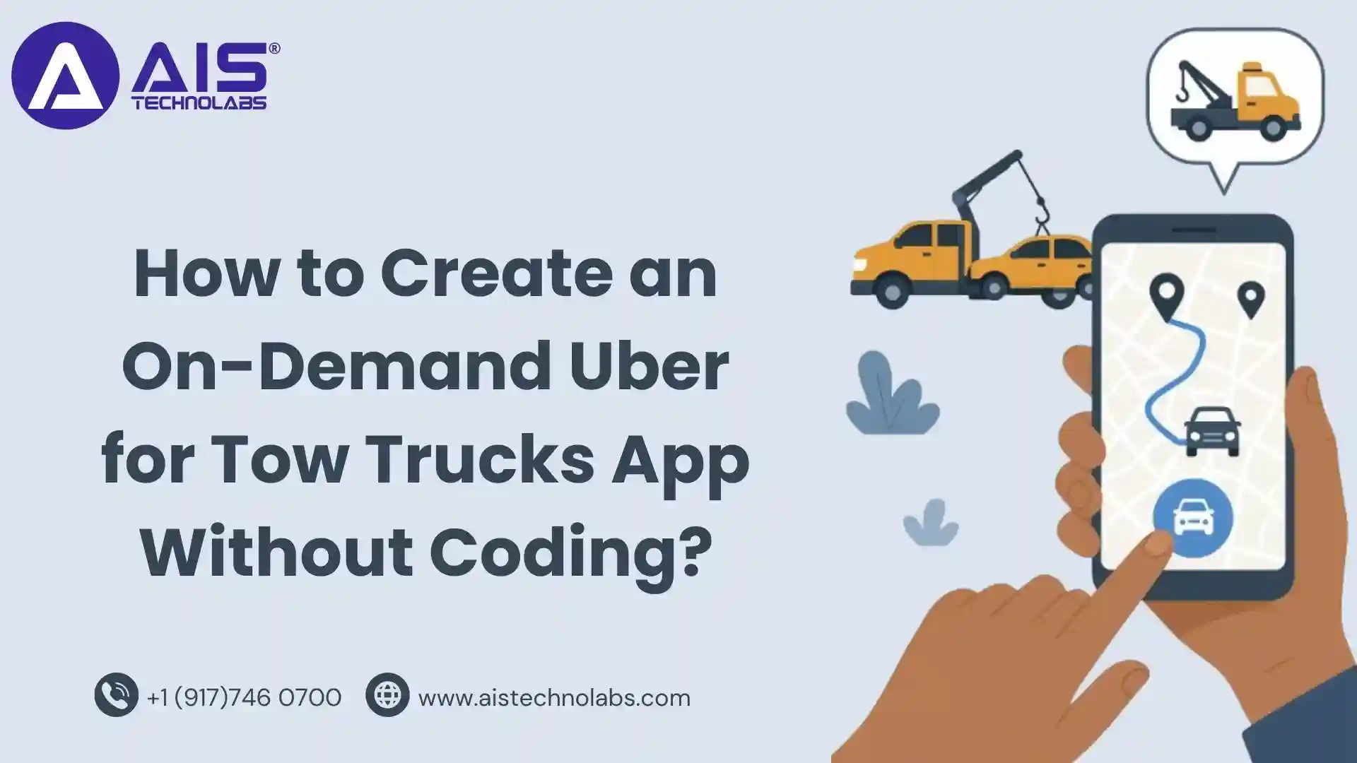 create an on-demand uber for tow trucks app without coding
