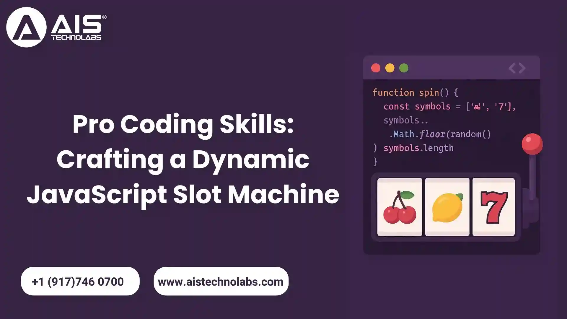 pro coding skills: crafting a dynamic javascript slot machine