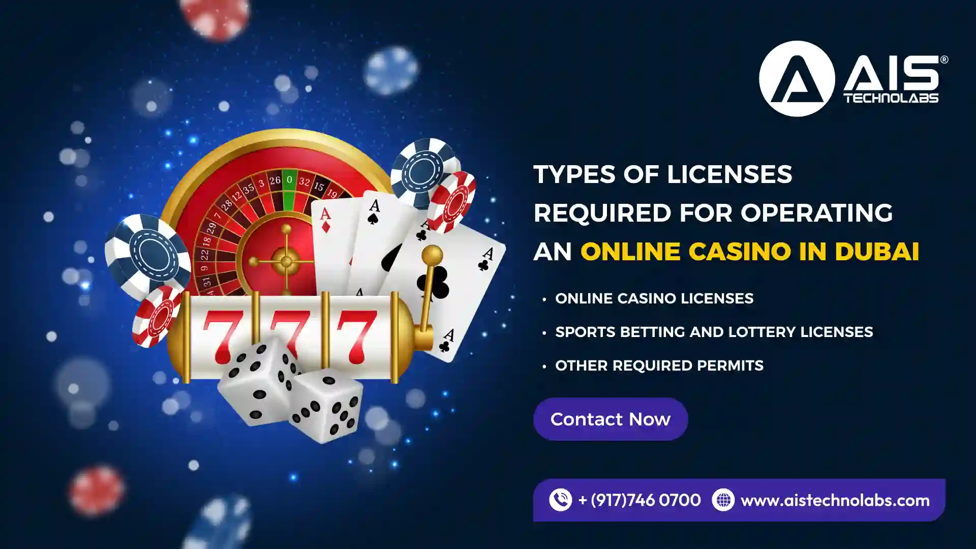 types of licenses required for operating an online casino in dubai