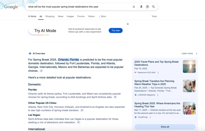using ai mode: ai overviews vs. ai mode