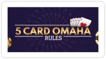 5 card omaha poker card game