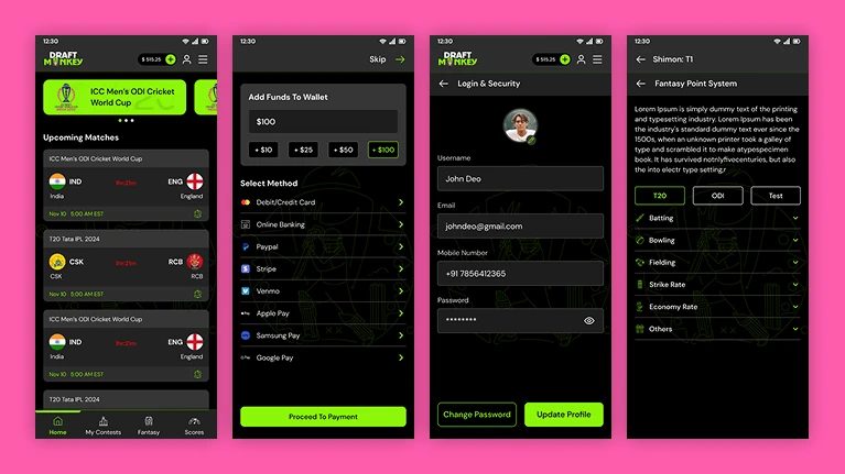 Fantasy Sports App Screen 3 fantasy sports app screen 3
