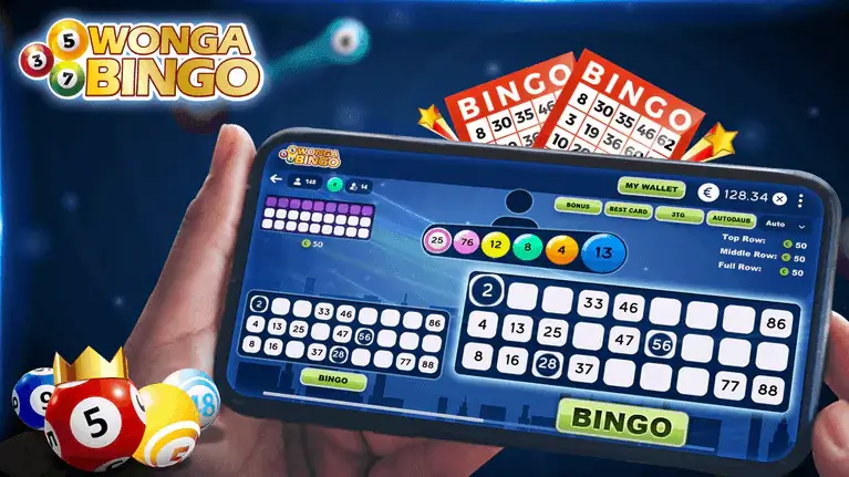 mobile bingo game screen